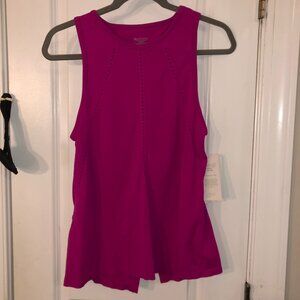 Athleta magenta womens workout tank top odor control size XS
